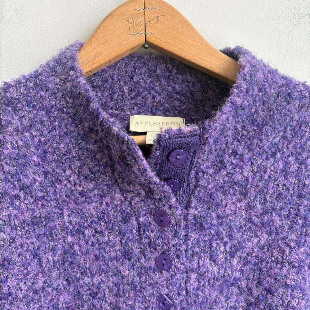 Appleseed's Purple Sweater Size XL